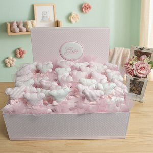 Gaia's Party <b>Favors</b> Set 35 Pieces 100% Cotton Animal Shape 1 Color Printing Keepsake Gift <b>Boxes</b> for Children 5-7 Years - Product Image 2