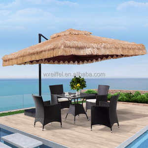 Exquisita playa lienzo poste de madera <span class=keywords><strong>impermeable</strong></span> Patio piscina sol jardín al aire libre sombrilla - Product Image 5