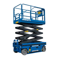 Plateforme de travail en hauteur à ciseaux hydraulique électrique automatique, élévateur de personnel télécommandé