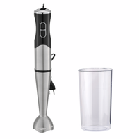 Mixeur Plongeant Électrique Multifonction 3-en-1 en Acier Inoxydable, 4 Lames, 2 Vitesses, Écologique, pour Usage Domestique et Hôtelier (Vente en Gros)