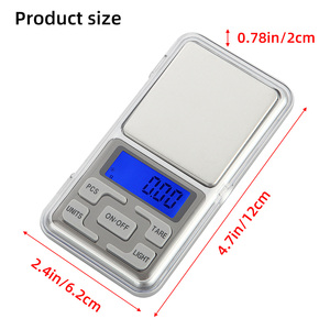개인 고정밀 골드 스케일 쥬얼리 그램 밸런스 소형 디지털 포켓 계량 스케일 - Product Image 3