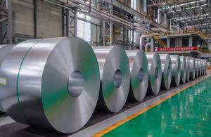 แผ่นเหล็กม้วนโลหะผสมสังกะสี S350 Z275อะลูมิเนียมแมกนีเซียมอัล Zn มก. - Product Image 3