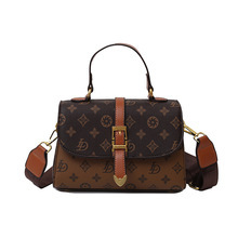 Nuevo <span class=keywords><strong>Bolso</strong></span> Bandolera <span class=keywords><strong>Mediano</strong></span> de PU con Textura Casual y de Alta Gama para Mujer, <span class=keywords><strong>Bolso</strong></span> de Hombro con Estampado Clásico para Dama - Product Image 1