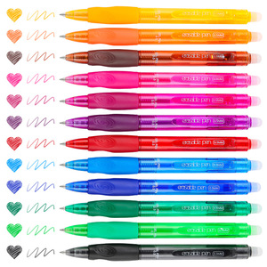 <span class=keywords><strong>Stylo</strong></span> Bille Effaçable <span class=keywords><strong>Thermosensible</strong></span> à Action par Clic 0,5 mm en Plastique – Style Coloré à Séchage Rapide - Product Image 5