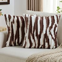 Housse de coussin carrée confortable pour canapé-lit de salon personnalisé
