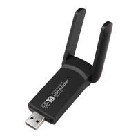 Adaptador WiFi USB Externo en Oferta, Rtl8822Bu 1800Mbps, 2 Antenas de Alta Ganancia, Modo AP, Compatible con Portátiles