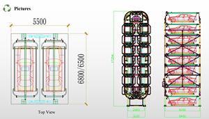 Allée économique empilant l'équipement intelligent de stationnement de voiture Parkhausanlage Sistema De Estacionamiento conçu de manière fiable - Product Image 2