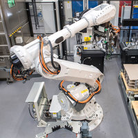 Robot industriel pour le déchargement de conteneurs, boîtes en carton, palettiseur robotisé, sac dans une boîte, palettiseur