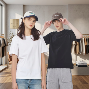 เสื้อยืดคอตตอน OEM คุณภาพสูง 180gsm สกรีนโลโก้ได้ตามต้องการ สำหรับผู้ชายและผู้หญิง ระบายอากาศได้ดี เป็นมิตรกับสิ่งแวดล้อม ป้องกันรอยยับ - Product Image 3