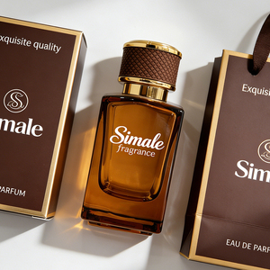 Flaconi di Profumo Quadrati in Oro con Design Personalizzato, Tappo in Pelle, 30ml 50ml 100ml, Bottiglia Spray di Lusso per Fragranze con Scatola per Auto - Product Image 2