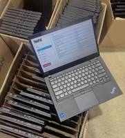 Laptop rekondisi, cocok untuk Lenovo ThinkPad T470s, dilengkapi CPU Intel Core i5 generasi ke-7, RAM 8GB, SSD 256GB