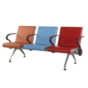 Sillas de Espera en Fila con Patas de Aleación de Aluminio y Tapicería de PU para Uso en Aeropuertos, Hospitales y Estaciones - Product Image 2