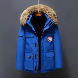 Hochwertige Luxus Profession elle Outdoor-Kleidung Herren Daunen jacke Gänse feder Daunen Winter jacke für Herren Damen