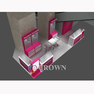 Modern Shop Interior Nail <strong>Beauty</strong> Counter Manicure Kiosk Design Case <strong>Nailer</strong> OEM - Product Image 2