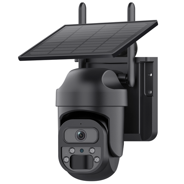 2025 New Mini CCTV Outdoor Security Camera LTE 4G Network Waterproof 3MP Dual Lens Night Vision CMOS Sim Card Solar Battery