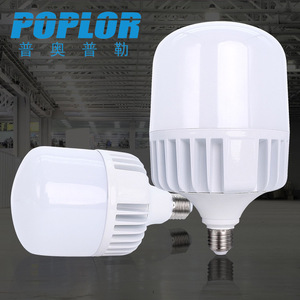 หลอดไฟ LED Poplor 40 50 60 80W ขั้ว E27 อะลูมิเนียม ความสว่างสูง สำหรับงานอุตสาหกรรม - Product Image 1