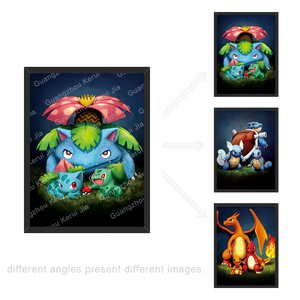 Póster Lenticular 3D Personalizado al por Mayor, <span class=keywords><strong>Anime</strong></span>, <span class=keywords><strong>Manga</strong></span>, Dragon Ball, Demon Slayer, One Piece, Imagen Lenticular 3D - Product Image 6