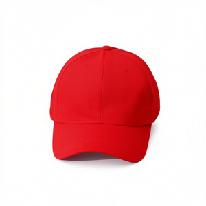 Cappellino da Baseball Rosso Brillante, Colore Unico, Unisex, per Sport all'Aperto - Product Image 1
