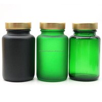Bouteilles en verre brun personnalisées de 100 ml et 120 ml pour compléments de santé, flacons vides pour médicaments, pilules, capsules, vitamines
