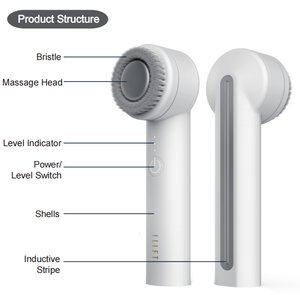 Mejor máquina automática <span class=keywords><strong>de</strong></span> limpieza facial <span class=keywords><strong>de</strong></span> silicona 2026, limpiador eléctrico <span class=keywords><strong>de</strong></span> poros ajustable con cerdas suaves para una piel suave en TK - Product Image 6