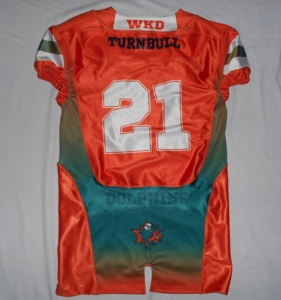 Uniformes de Fútbol Americano Sublimados con Números Cromados en Tela de Sarga, Uniformes de Fútbol Americano para Equipos - Product Image 2