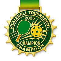 Médaille en métal de qualité supérieure Médailles de volleyball à design personnalisé Médailles sportives et trophées Fournisseur d'usine OEM
