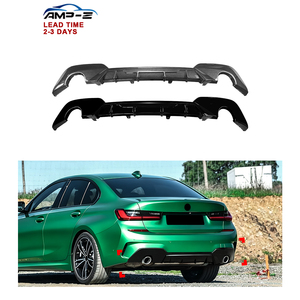 Diffusore Posteriore AMP-Z G20 G21 con Terminale di Scarico Rotondo per <span class=keywords><strong>BMW</strong></span> Serie 3 G20 G21 Pre-Facelift M Sport 2019-2022 - Product Image 1