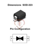 SDD32C05L01 SOD-323 5V 110pF Leiditech Bi-directional TVS Diode for Consumer Electronics and Communication Equipment 854110