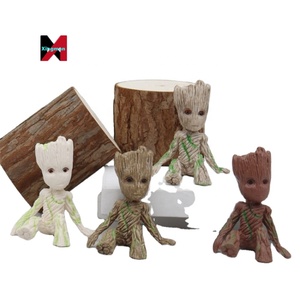 Película <span class=keywords><strong>de</strong></span> dibujos animados Mini árboles hombre acción juguete figura modelo bebé <span class=keywords><strong>Groot</strong></span> PVC muñeca Decoración - Product Image 1