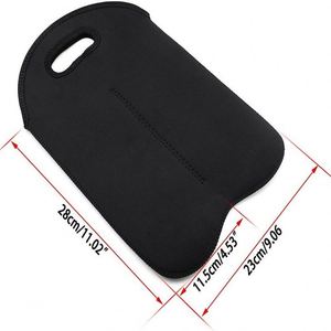 Custom Wholesale High Quality Custom 750Ml Neoprene Cooler Beer Wine <b>Bottle</b> Cover 2-<b>Bottle</b> Cooler Bag Sleeve for Beach Storage - Product Image 5