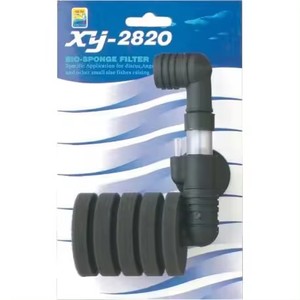 소형 어항용 걸이식 스펀지 필터 XY-2820 블랙 플라스틱 필터 미디어 바이오 스펀지 필터 40L - Product Image 6