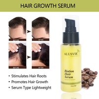 Sérum de croissance des cheveux à l'huile de ricin à la biotine naturelle de marque privée produits à base d'huile de soin capillaire bio anti-chute pour femmes noires