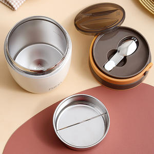 Boîte à lunch isotherme portable en acier inoxydable pour la maison, baril isotherme, boîte à lunch chauffante pour le bureau, boîte à lunch étanche pour étudiants, boîte à bento - Product Image 2