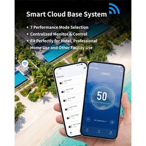 Bomba de Calor para Piscina Varminpool con Inversor de 105000 Btu, Calentador Eléctrico para Piscinas Elevadas y Enterradas con Control por Aplicación - Product Image 4