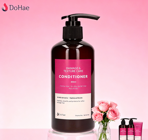 Après-shampoing de soins aux dommages et aux textures de marque privée OEM après-shampoing réparateur hydratant à la kératine pour les cheveux abîmés par des professionnels - Product Image 1