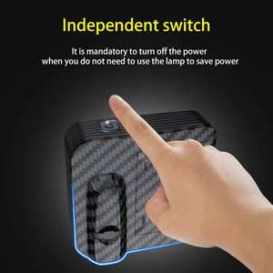 Luces <span class=keywords><strong>LED</strong></span> de Fibra de Carbono para Interiores de Automóviles, Anillo de Luz Estelar, Proyección de Puntos, Lámpara de Puerta, Luces Láser de Alas de Ángel para Automóviles, Venta al por Mayor - Product Image 5