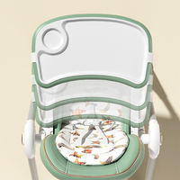 Chaise haute pour bébé multifonctionnelle 2 en 1, chaise haute pliable, portable, table pour bébé, siège pour bébé, chaise berçante pour bébé