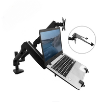 KALOC Ressort À Gaz Double En Aluminium Moniteur Bras avec USB Haute Capacité De Chargement Poids de Divers Affichages DS90-2