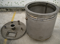 Barils en titane pur résistants aux acides pour l'ébullition de l'eau royale, placage au zinc et électrolyse, marque réputée FBD, contrôlés par PLC