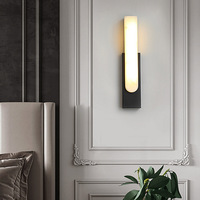 Applique Murale LED Moderne en Fer Style Marbre Nordique pour Salon, Chambre, Escalier, Balcon – Design Créatif, Simple et Luxueux