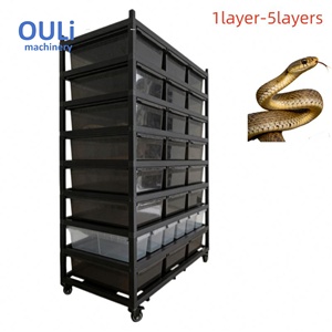 Système de rack chauffant pour reptiles de grande taille, boîtes d'élevage pour serpents, Python ball, Géco, avec support et étagère - Product Image 1