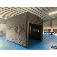 Tente de golf gonflable portable, mini simulateur de golf, cage de simulation de golf, enclos, tente pop-up pour l'entraînement au golf en extérieur et en intérieur