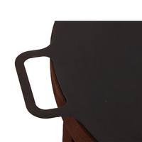 Plancha ronde en corten de haute qualité pour barbecue extérieur et jardin, idéale pour foyer – Vente en gros