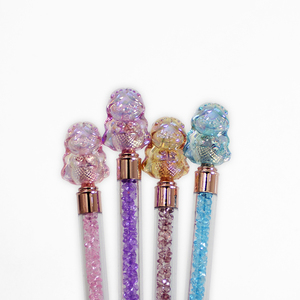 O & Q Khuyến Mại Sang Trọng Nhựa Long Lanh Bút Phim Hoạt Hình Nàng Tiên Cá Ưa Thích Bóng Bút 0.7Mm Màu Xanh Biểu Tượng Tùy Chỉnh Văn Phòng & Trường Văn Phòng Phẩm - Product Image 3