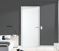 Portes intérieures en bois massif DAIYA à 4 panneaux avec portes françaises en bois