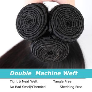 Extensions de cheveux humains vierges cambodgiens, mèches droites de 30 pouces, 1/3/4 pièces en promotion - Product Image 3