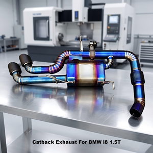 Système d'échappement en titane Vortex Performance compatible avec BMW i8 1.5T 2014-2018, silencieux de tuning Catback bleu Valvetronic, pièces auto - Product Image 1