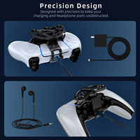 Mini volant pour manette PS5, volant de course compact et portable pour une simulation de conduite améliorée dans les jeux
