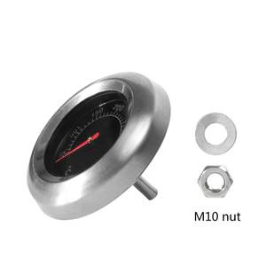 Thermomètre universel à <span class=keywords><strong>couvercle</strong></span> de gril de 3 pouces 427C-800F Jauge de température de cuisson extérieure pour outils de <span class=keywords><strong>barbecue</strong></span> - Product Image 2