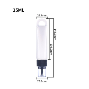 Botella de Plástico Suave Translúcido con Boquilla Larga para Pintura al Óleo, Tinta, Pegamento para Pestañas y Uñas, Dispensador de Líquidos - Product Image 2